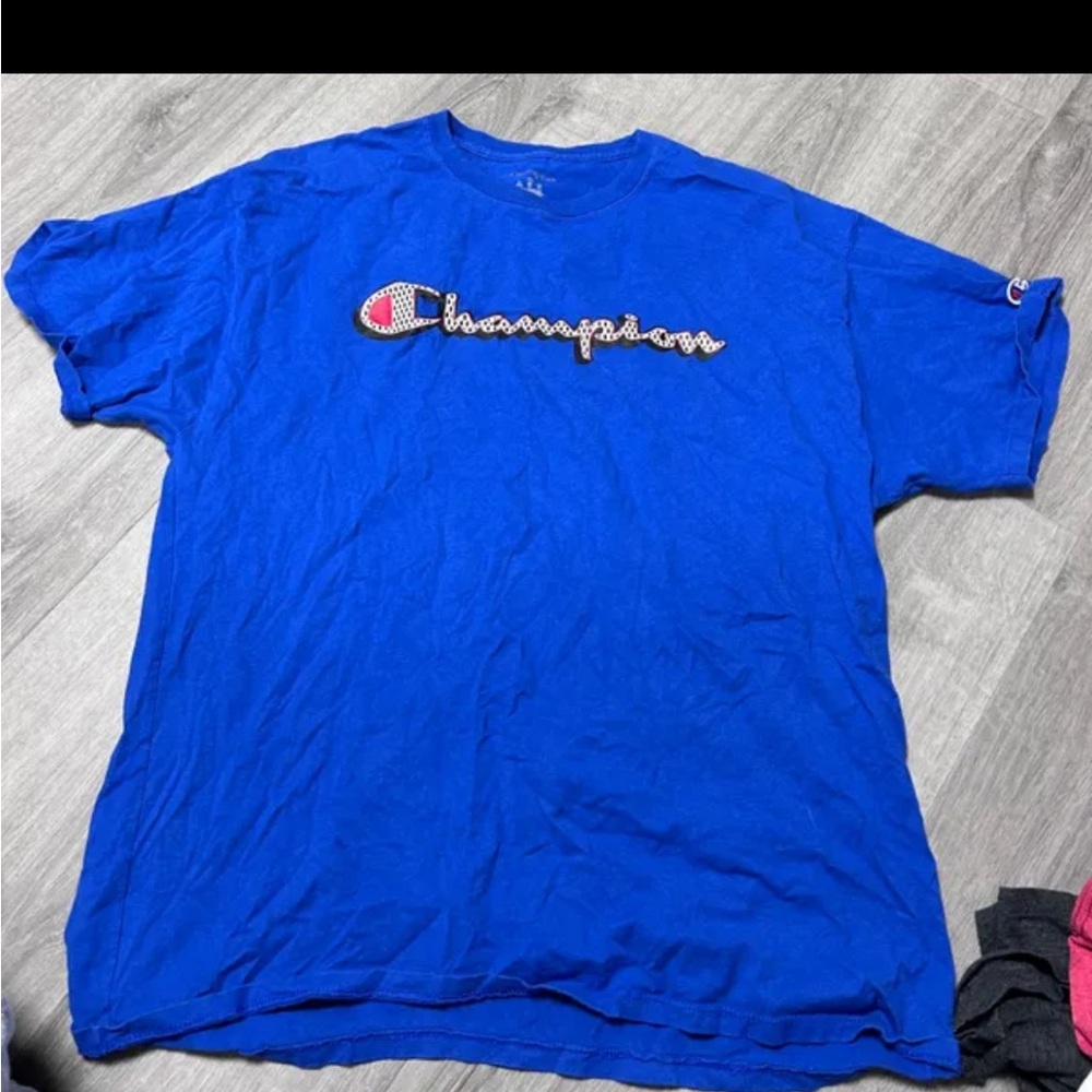 Champion Men's Blue T-Shirt
